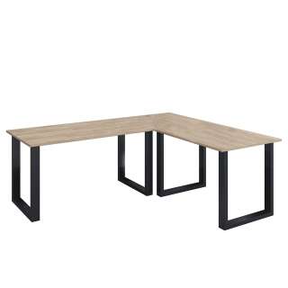 home24 Eckschreibtisch Lona