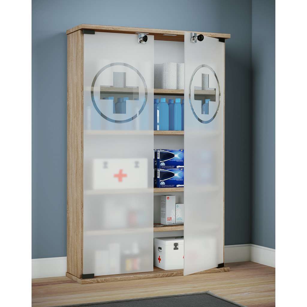 home24 Medizinschrank Honula