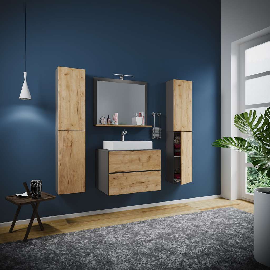 home24 Badezimmerset Lendas III (4-teilig)