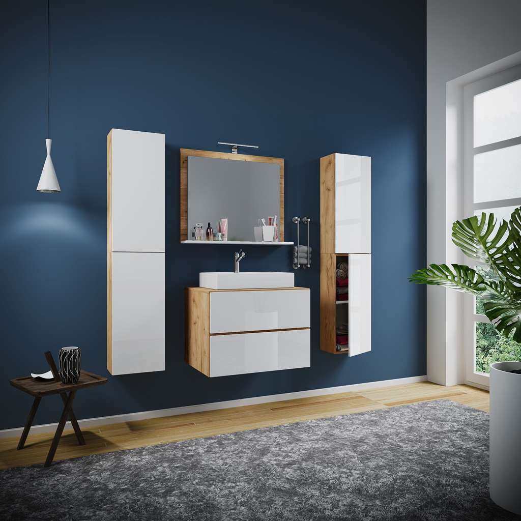 home24 Badezimmerset Lendas III (4-teilig)