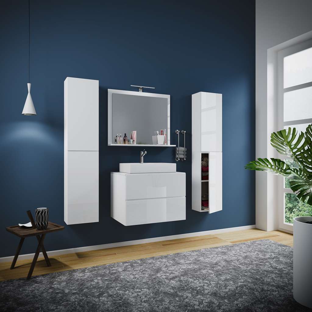 home24 Badezimmerset Lendas III (4-teilig)