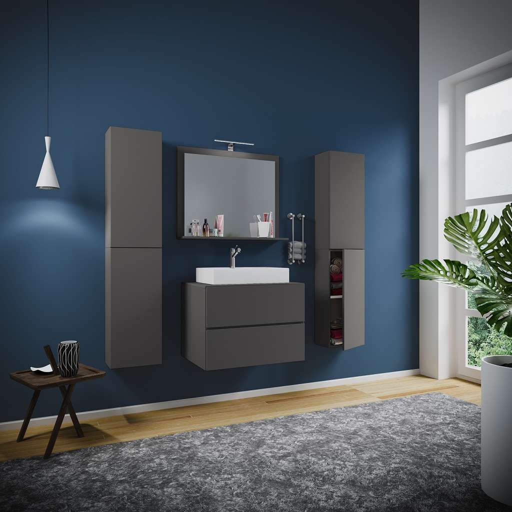 home24 Badezimmerset Lendas III (4-teilig)