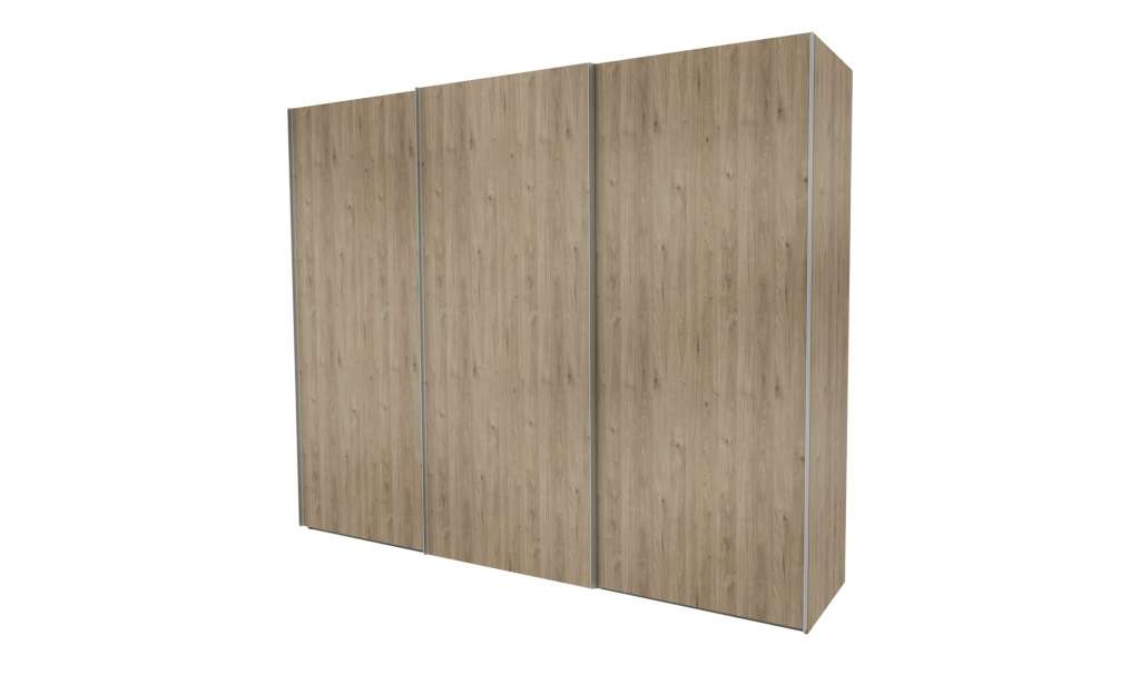 Schwebetürenschrank  Preston ¦ holzfarben Schränke > Kleiderschränke > Schwebetürenschränke - Höffner