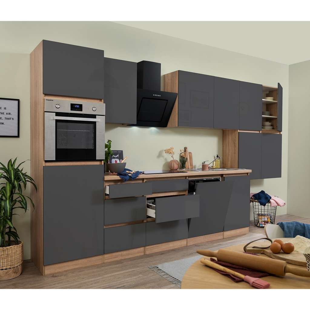 home24 Küchenzeile Melano VI (9-teilig)