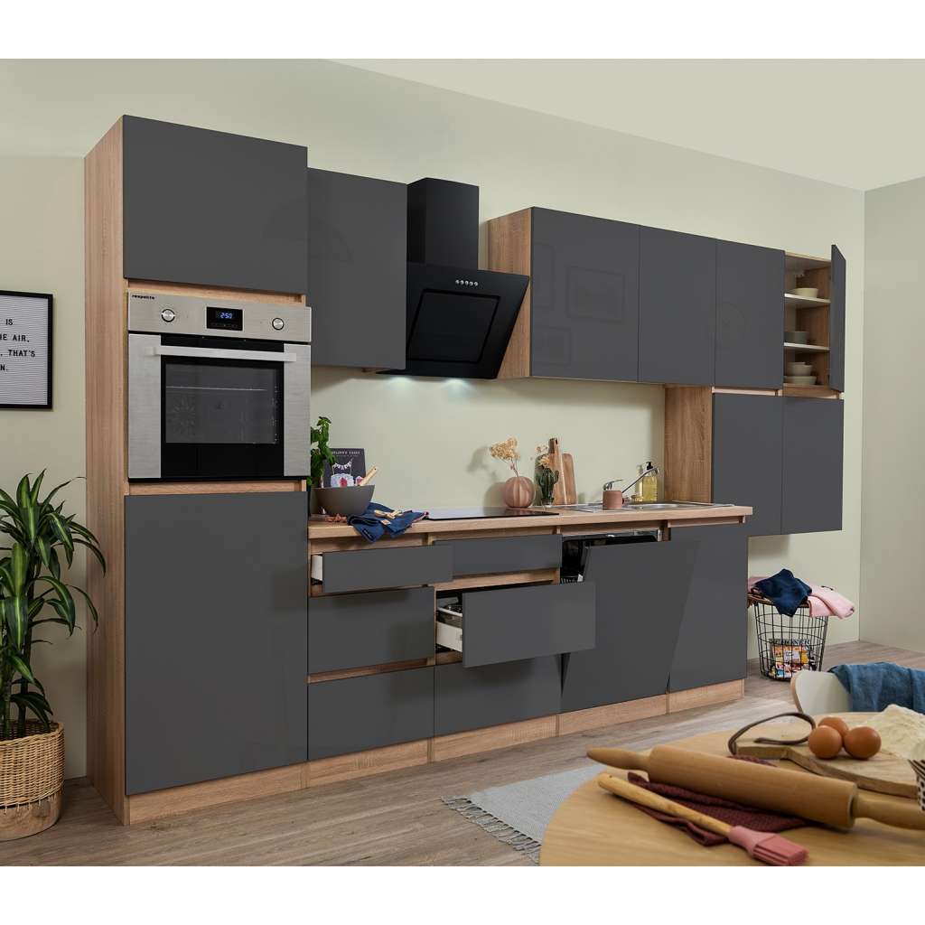 home24 Küchenzeile Melano VI (9-teilig)