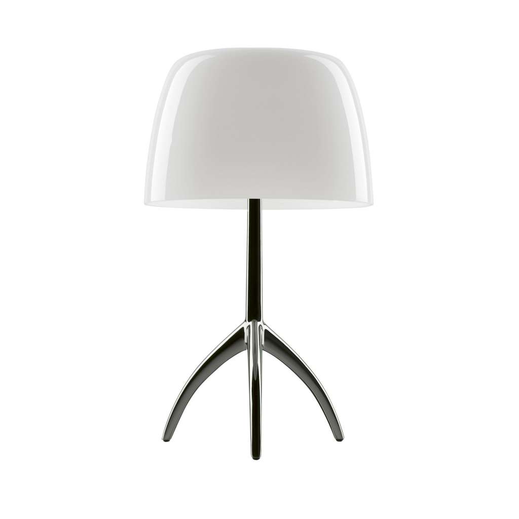 Foscarini - Lumiere grande Tischleuchte - cromo nero/bianco - dimmbar - indoor