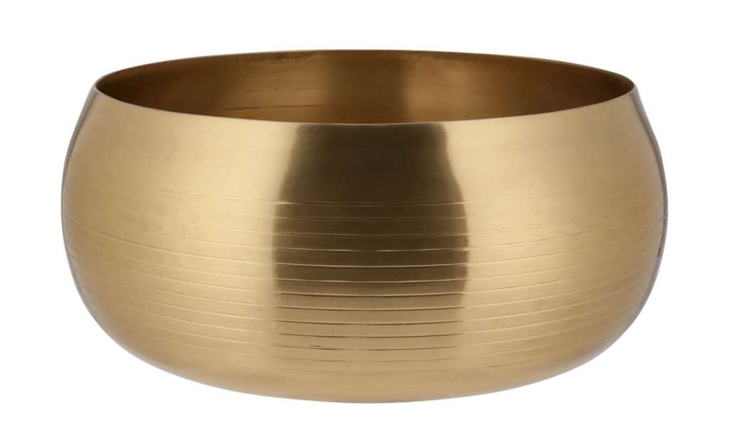 Deko Schale ¦ gold ¦ Aluminum Ø: 25 Dekoration > Deko-Schalen - Höffner