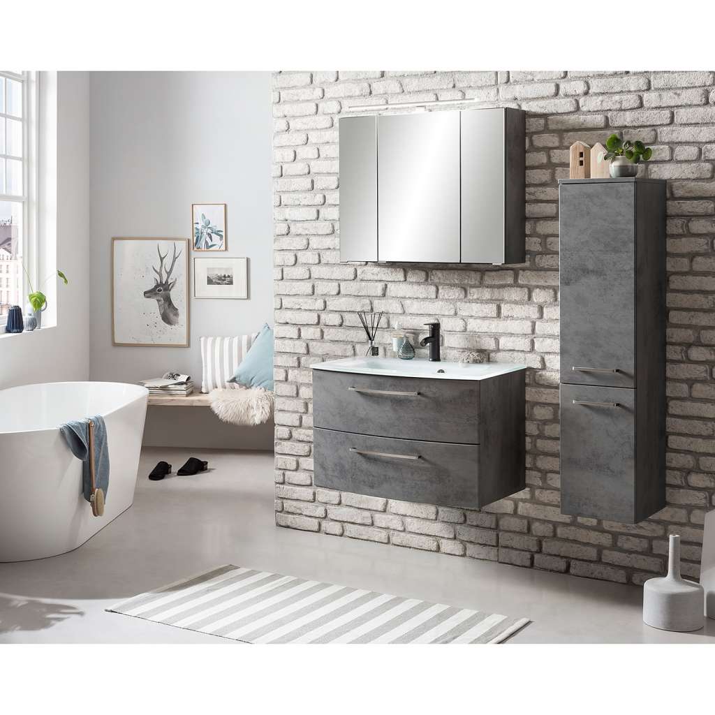 home24 Badezimmerset Vallersta I (3-teilig)
