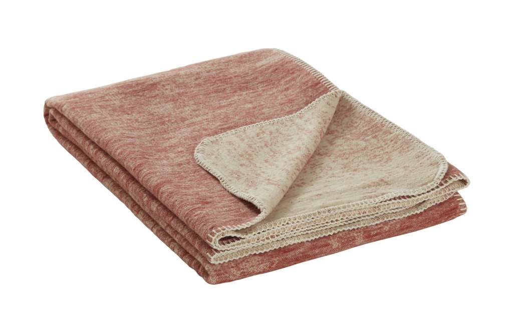 Jacquard Wohndecke  Terra ¦ orange ¦ 100% Baumwolle Heimtextilien > Kuscheldecken - Höffner