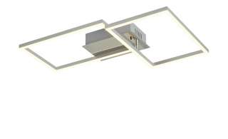 Meisterleuchten LED-Deckenleuchte, 2-flammig chrom mit Fernbedienung ¦ silber Lampen & Leuchten > Innenleuchten > Deckenleuchten - Höffner