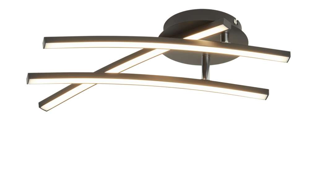 KHG LED-Deckenleuchte, 3-flammig, schwarz ¦ schwarz Ø: 60 Lampen & Leuchten > Innenleuchten > Deckenleuchten - Höffner