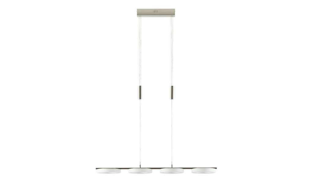 KHG LED-Pendelleuchte, 4-flammig, Nickel-matt ¦ silber Lampen & Leuchten > Innenleuchten > Pendelleuchten - Höffner