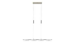 KHG LED-Pendelleuchte, 4-flammig, Nickel-matt ¦ silber Lampen & Leuchten > Innenleuchten > Pendelleuchten - Höffner