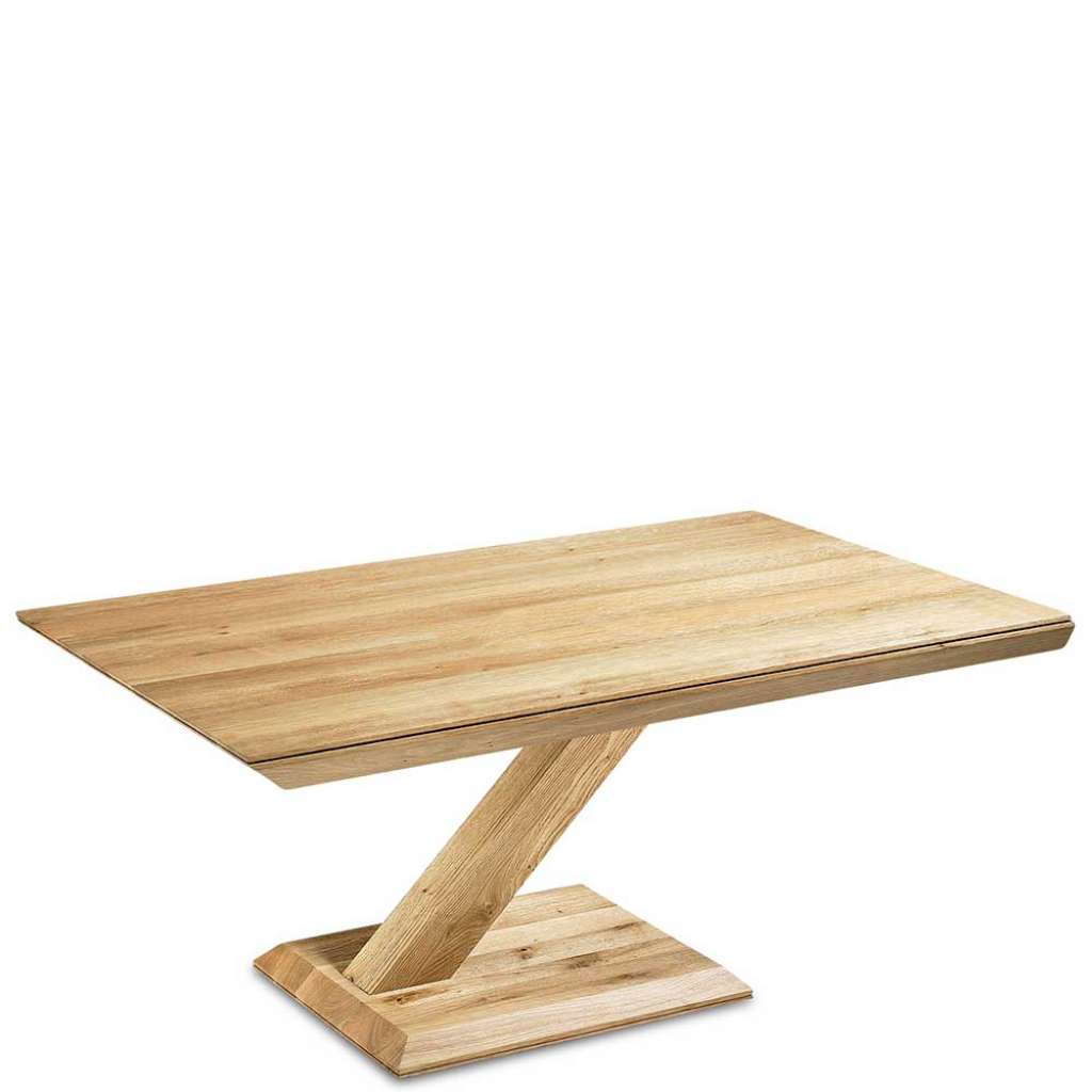 Asteiche Couchtisch geölt und gebürstet modernem Design