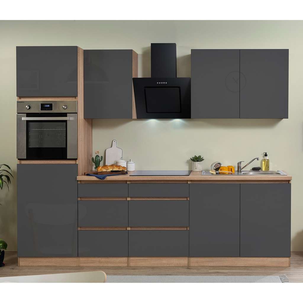 home24 Küchenzeile Melano I (8-teilig)
