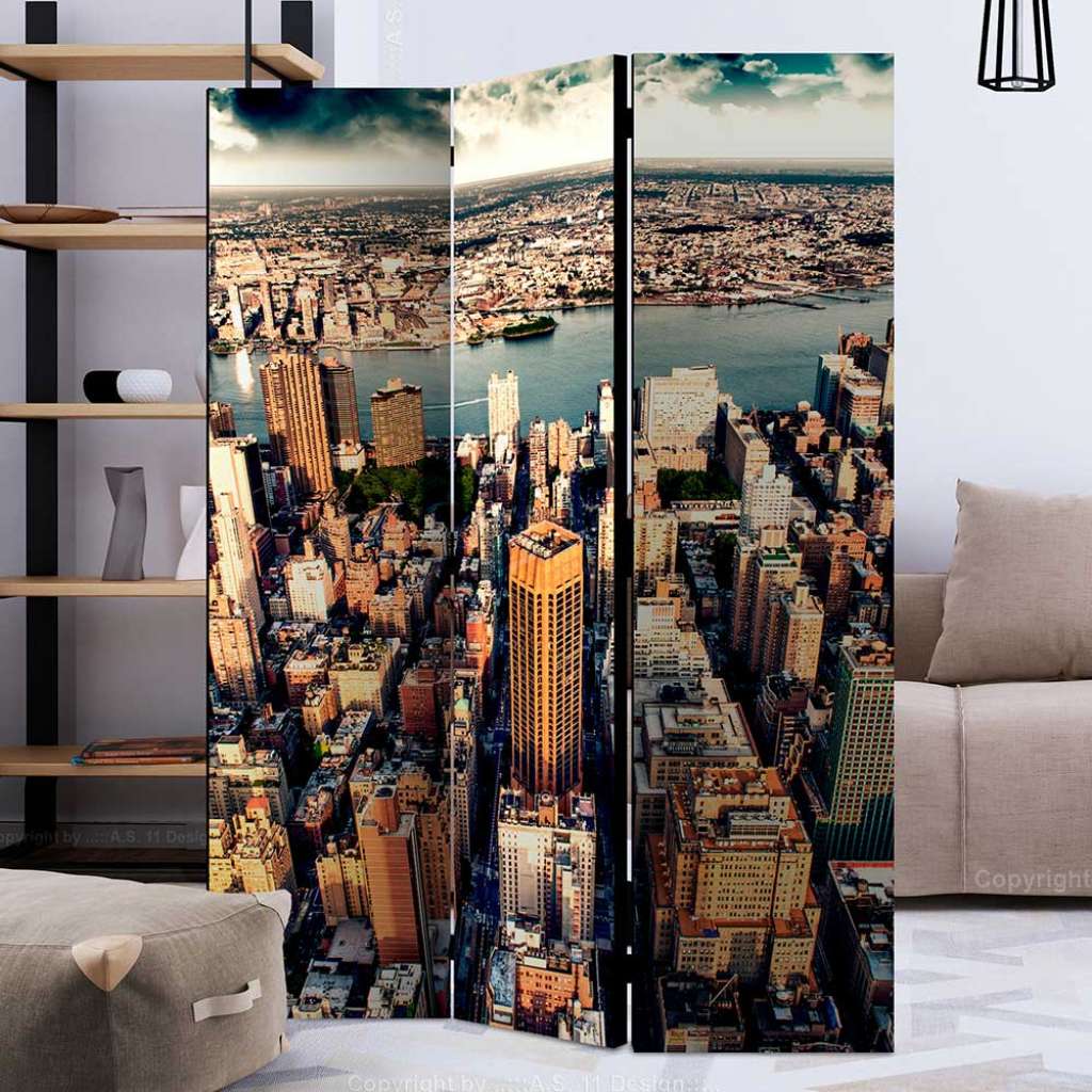 Paravent beidseitig bedruckt NEW YORK Stadt Motiv