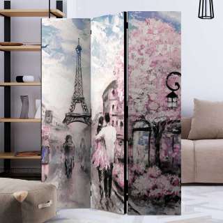 Leinwand Umkleide in Pastell Bunt PARIS im Frühling Motiv