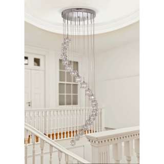 home24 LED-Pendelleuchte Ice Cube