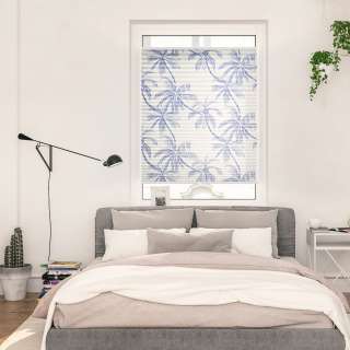 home24 Plissee Klemmfix Blueprint Palms
