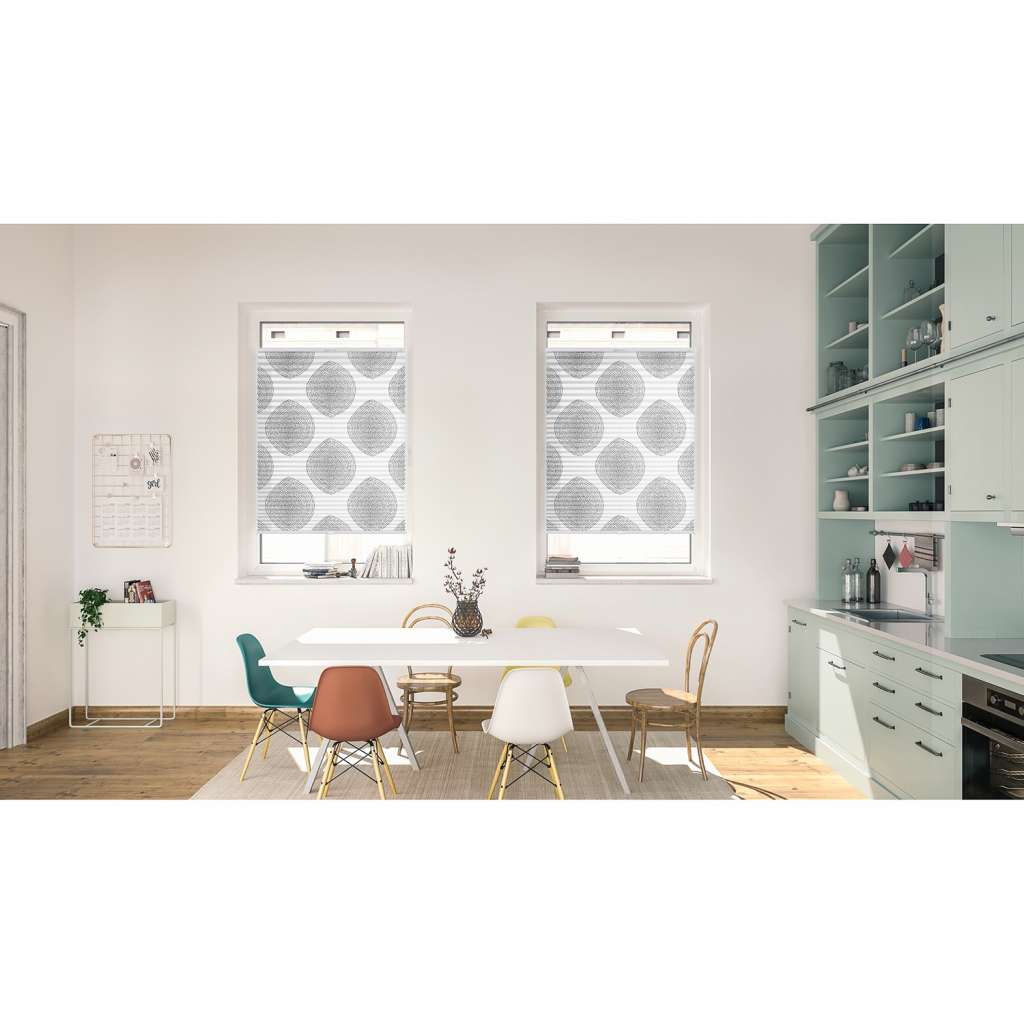 home24 Plissee Klemmfix Stripy Boho Drop