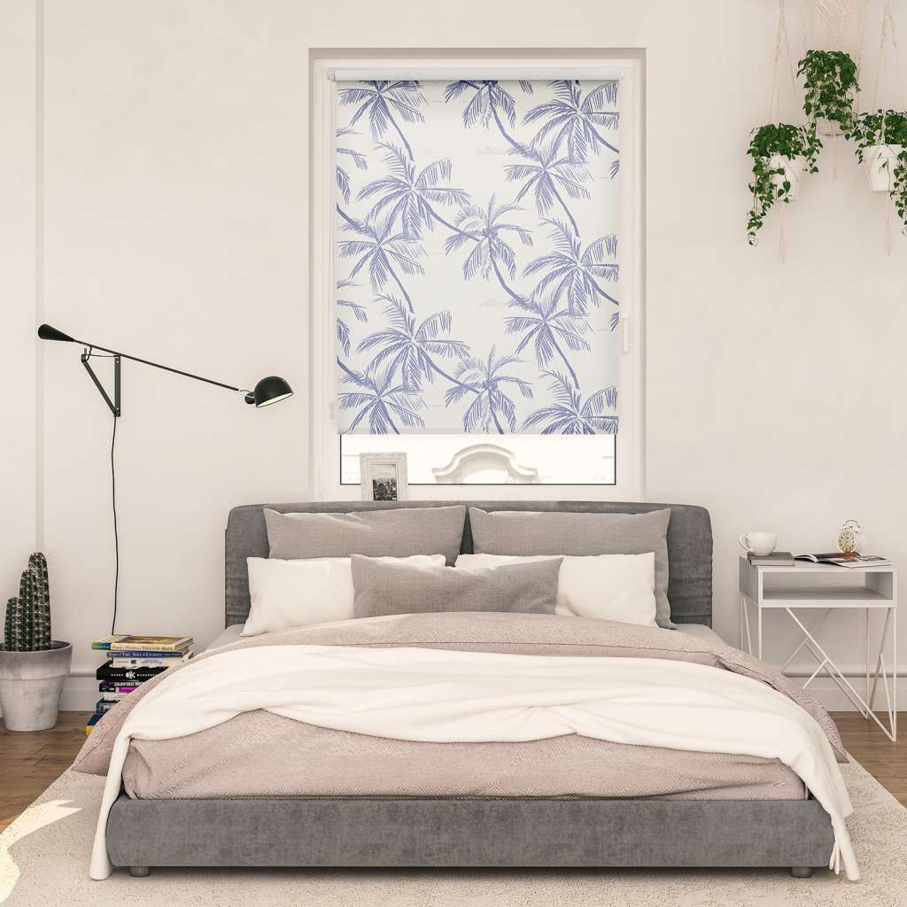 home24 Klemmfix Rollo Blueprint Palms II