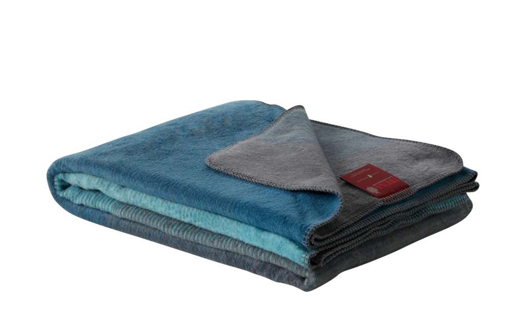 IBENA Jacquard-Decke   Toronto ¦ blau ¦ 58% Baumwolle, 35% Polyacryl, 7% Polyester Heimtextilien > Kuscheldecken - Höffner