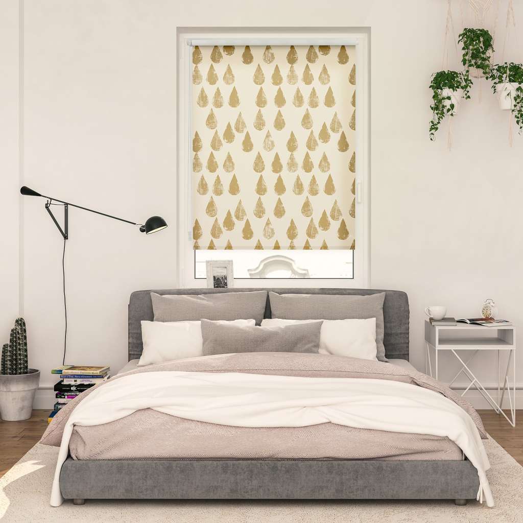 home24 Klemmfix Rollo Golden Drops