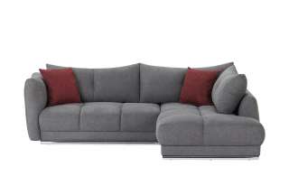bobb Ecksofa  Precillia ¦ grau Polstermöbel > Sofas > Ecksofas - Höffner