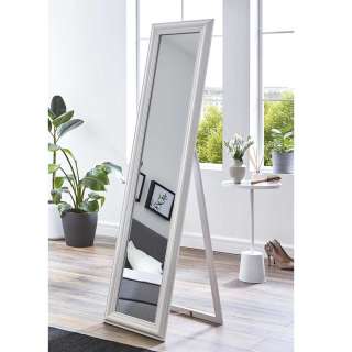 Hoher Standspiegel im Landhausstil Rahmen Weiß