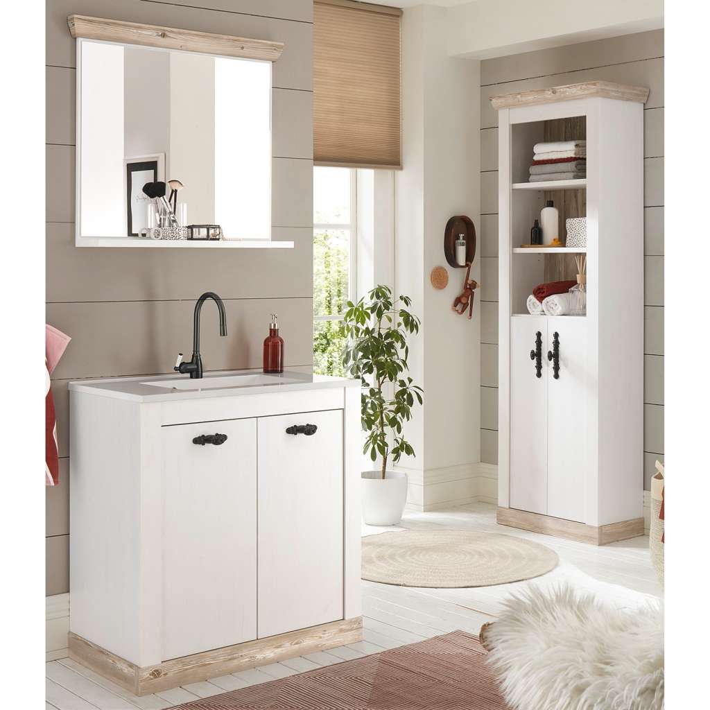 home24 Badezimmerset Lewk XIII (3-teilig)