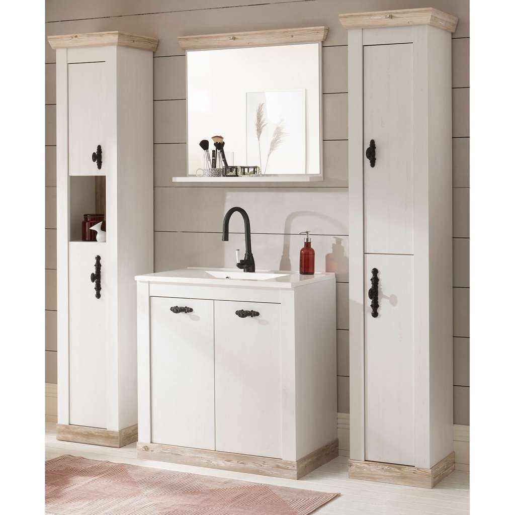 home24 Badezimmerset Lewk XII (4-teilig)
