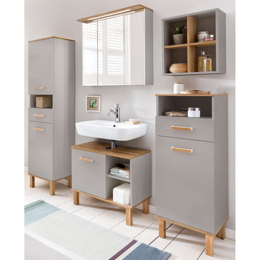 home24 Badezimmerset Padua I (5-teilig)