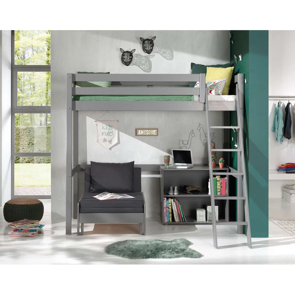 home24 Hochbett Pino V (3-teilig)