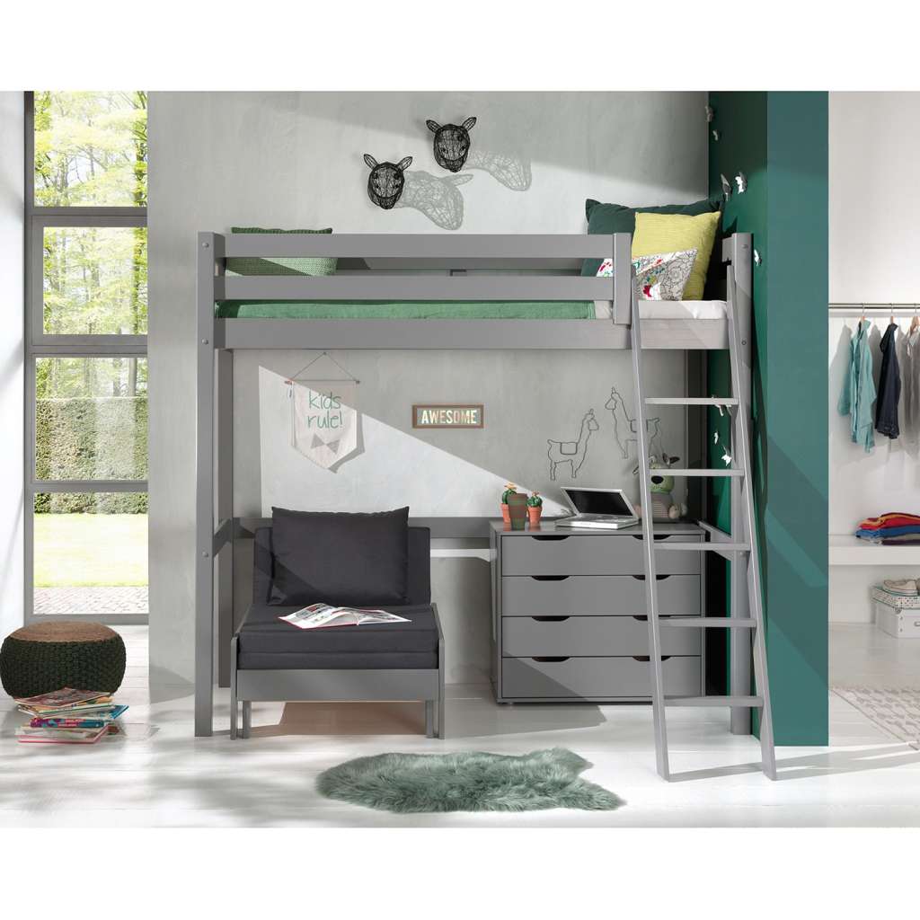 home24 Hochbett Pino VI (3-teilig)