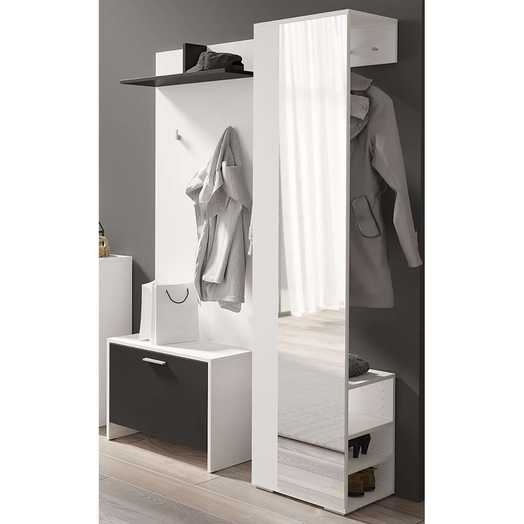home24 Garderobenset Edgeworth I (3-teilig)