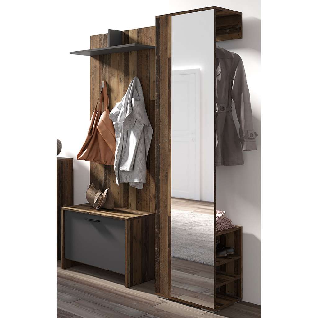 home24 Garderobenset Edgeworth I (3-teilig)
