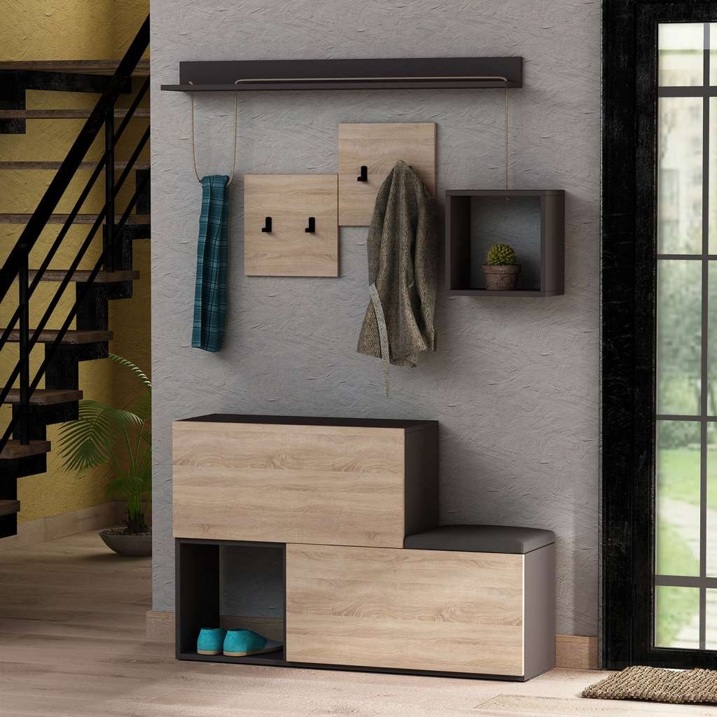 home24 Garderobenset Wind (4-teilig)