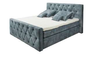 uno Boxspringbett mit Bettkasten Hadley ¦ blau Betten > Boxspringbetten > Boxspringbetten 180x200 - Höffner