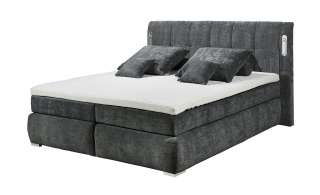 uno Boxspringbett mit Bettkasten Laverno 8 ¦ grau Betten > Boxspringbetten > Boxspringbetten 180x200 - Höffner