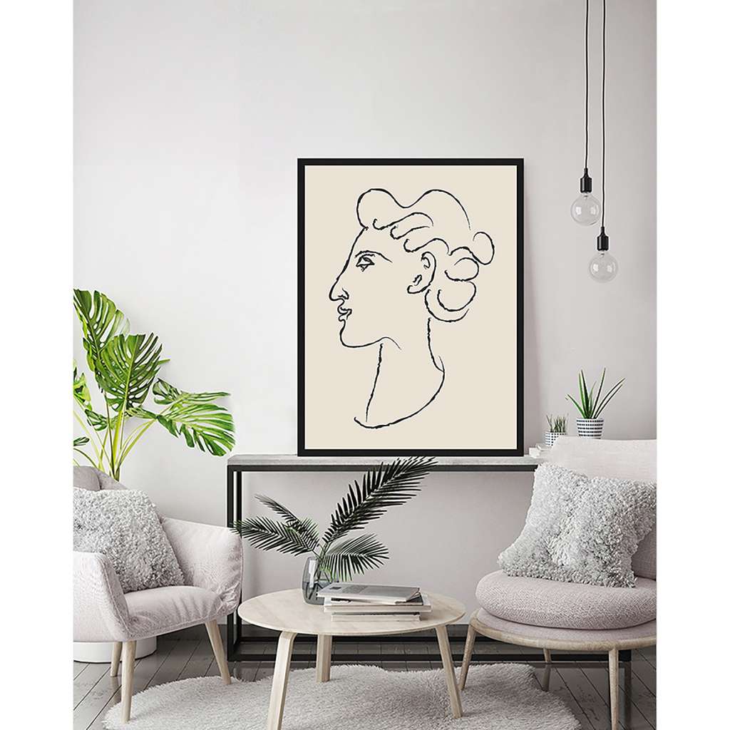home24 Bild Side Portrait Inspired By Matisse