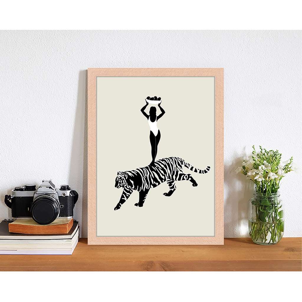 home24 Bild Minimalist Tiger