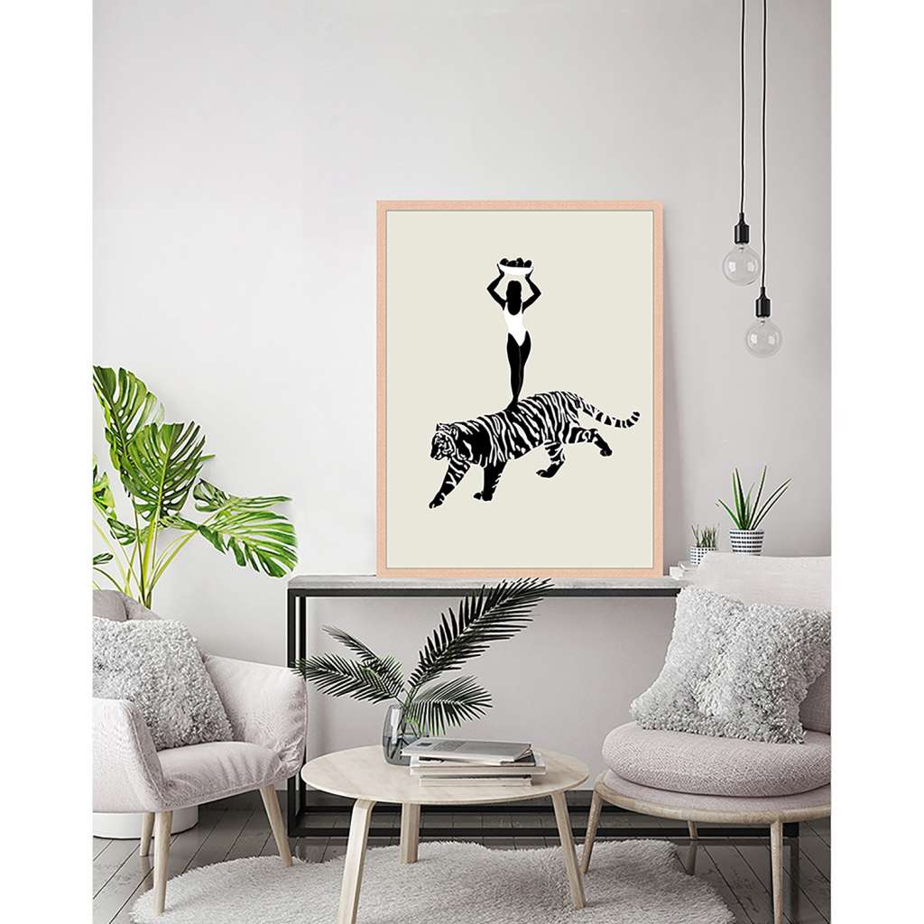 home24 Bild Minimalist Tiger