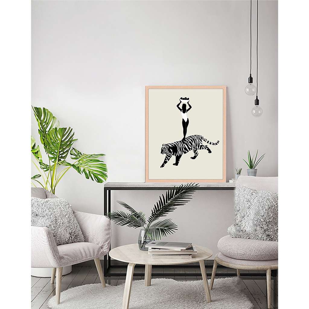 home24 Bild Minimalist Tiger