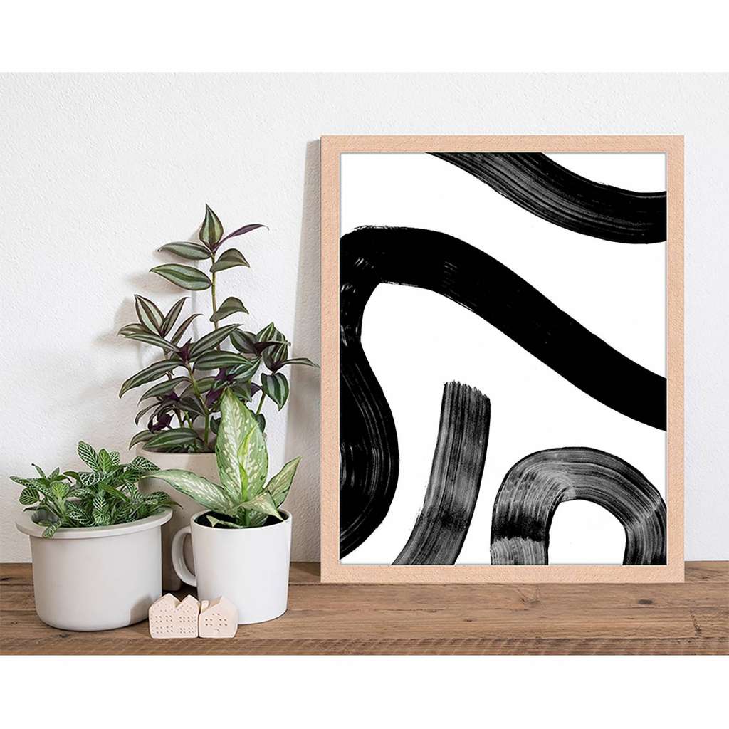 home24 Bild Abstract Watercolor Stroke
