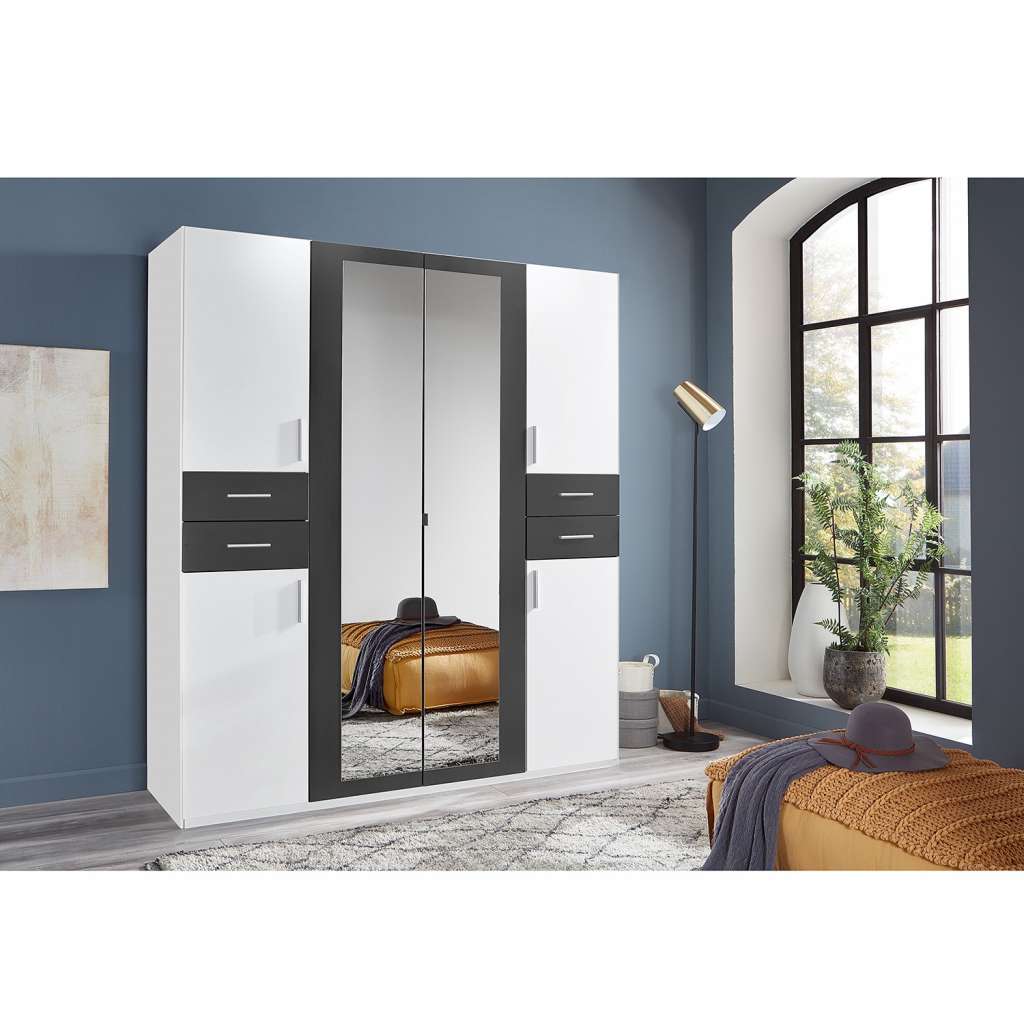 home24 Drehtürenschrank Vegas