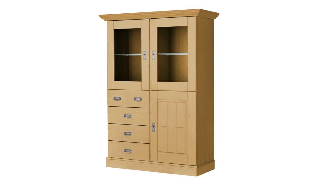 maison bleue Highboard  Florian ¦ holzfarben Kommoden & Sideboards > Highboards - Höffner