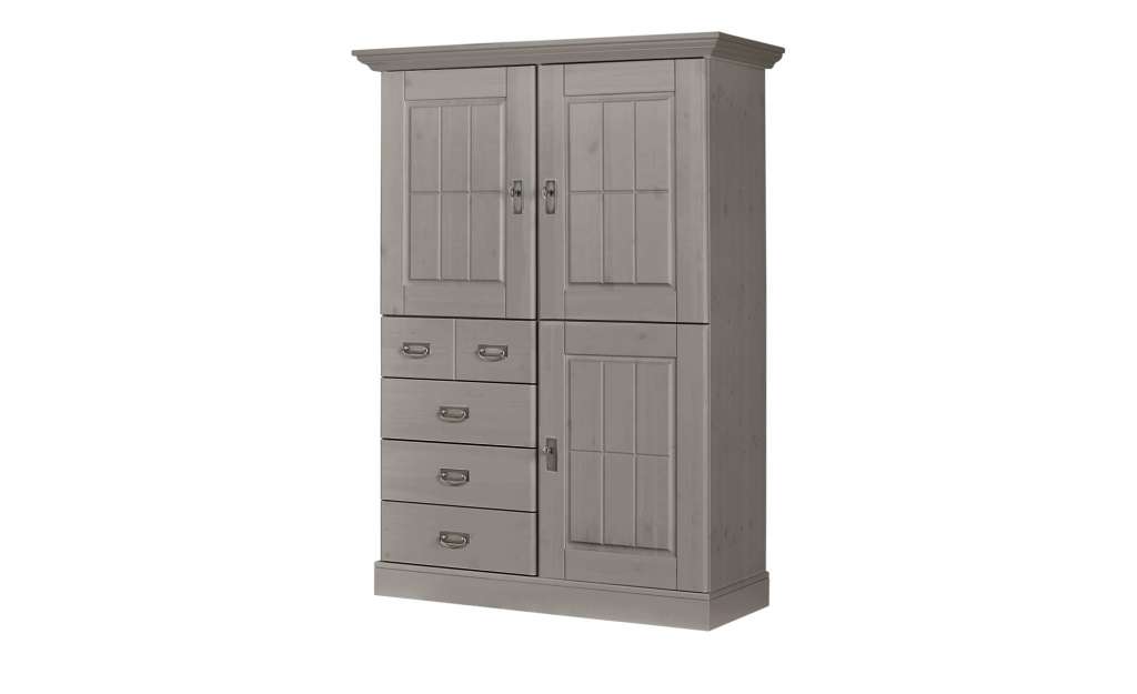 maison bleue Highboard  Florian ¦ grau Kommoden & Sideboards > Highboards - Höffner