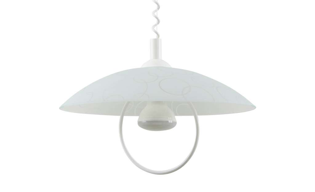 Küchenpendelleuchte, 1-flammig, weiß ¦ weiß Ø: 40 Lampen & Leuchten > Innenleuchten > Pendelleuchten - Höffner