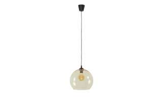 Pendelleuchte, 1-flammig, Glas bernsteinfarben ¦ gelb Ø: 30 Lampen & Leuchten > Innenleuchten > Pendelleuchten - Höffner