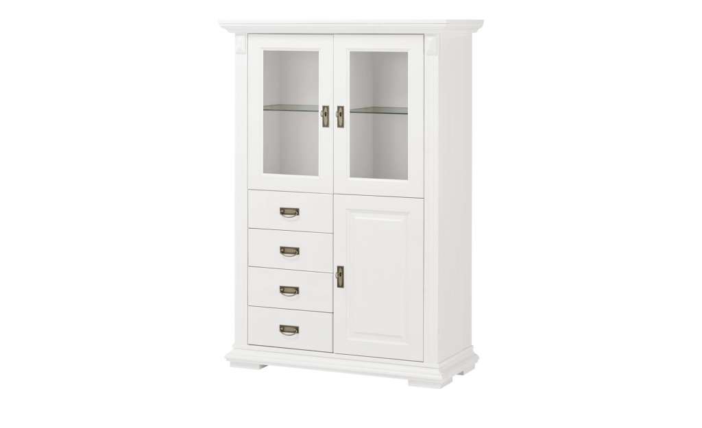 maison bleue Highboard  Fabia ¦ weiß Kommoden & Sideboards > Highboards - Höffner